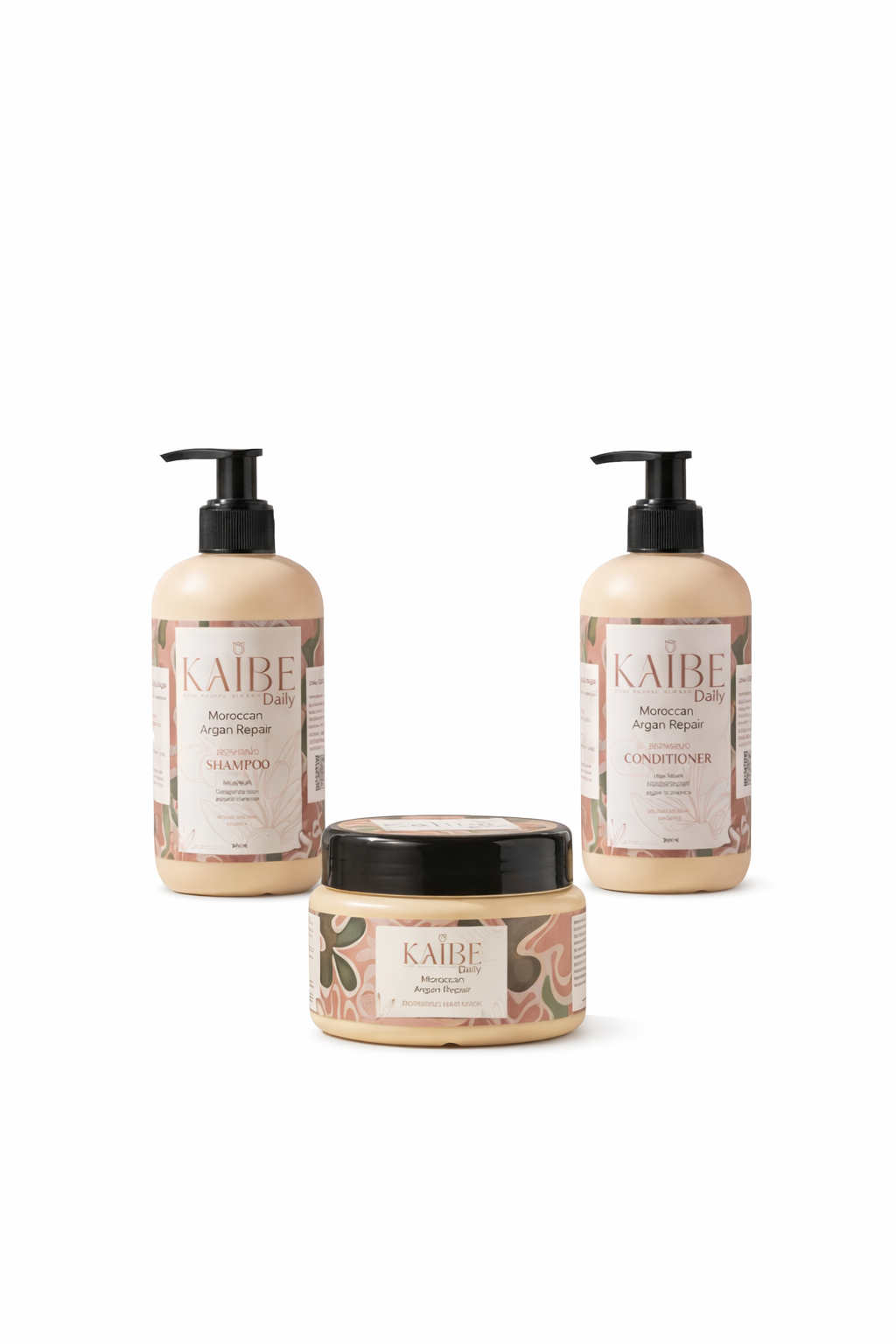 KAIBE 7-Day Repair Bundle — Shampoo + Conditioner + Hair Mask